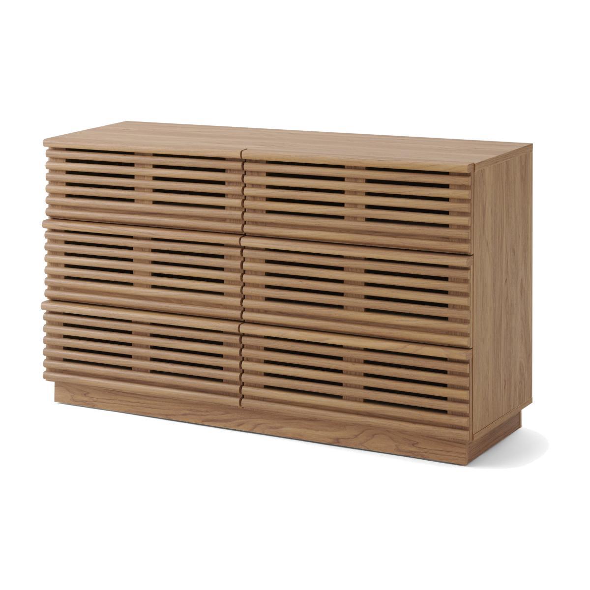 Tulma Wide Chest of Drawers, Oak Effect – image 1