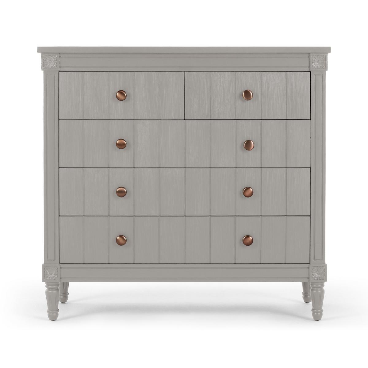 Bourbon Vintage Chest Of Drawers, Grey – image 2