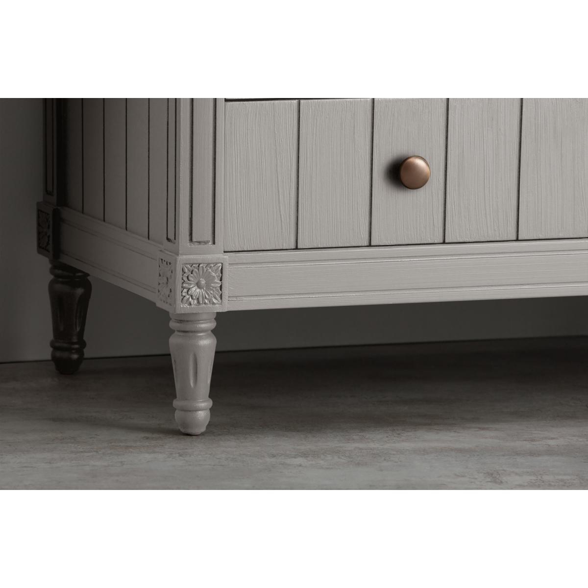Bourbon Vintage Chest Of Drawers, Grey – image 5