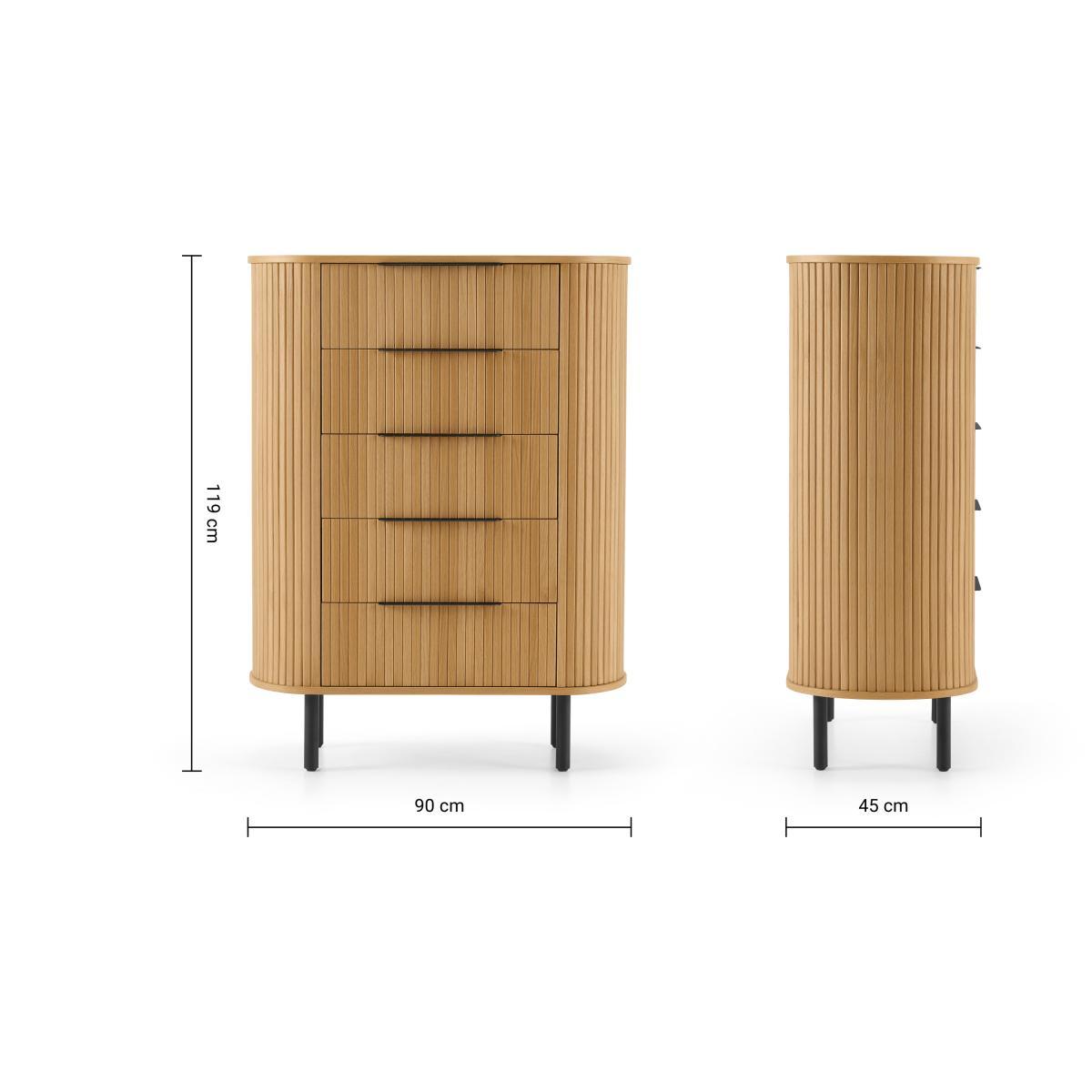 Tambo Tall Chest, Oak – image 8