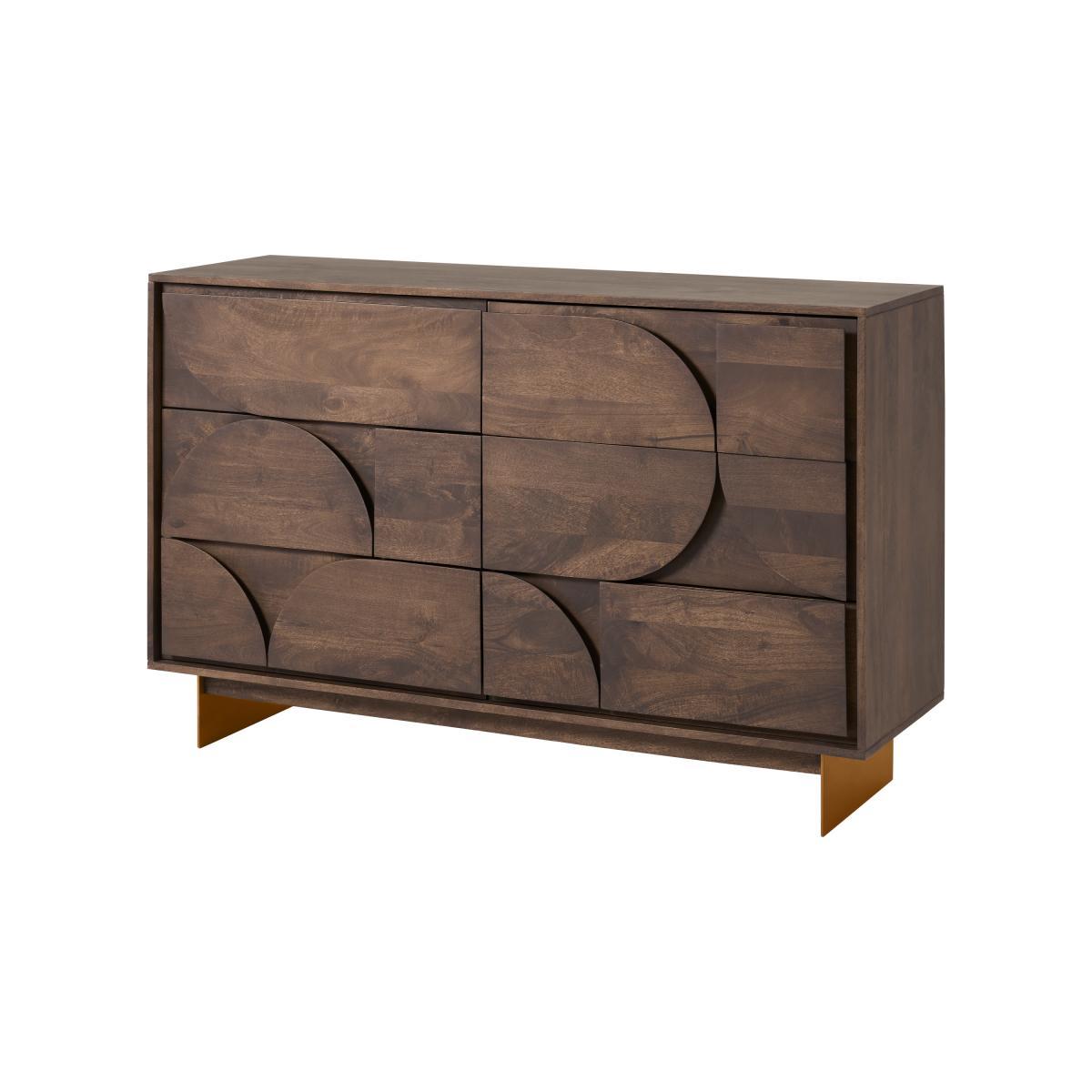 Keala Wide Chest of Drawers, Mango Wood – image 3
