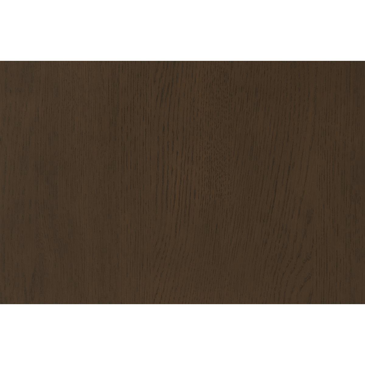 Mallory Wide Chest of Drawers, Walnut Stain Oak & Brass – image 7