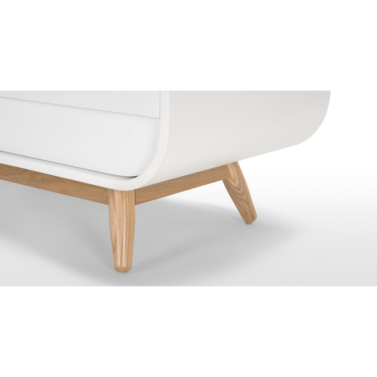 Esme Chest of Drawers, White and Ash – image 6
