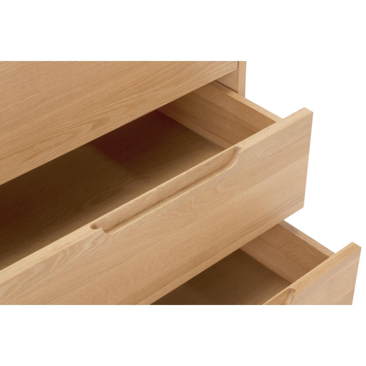 Jenson Wide Chest of Drawers, Oak – image 5