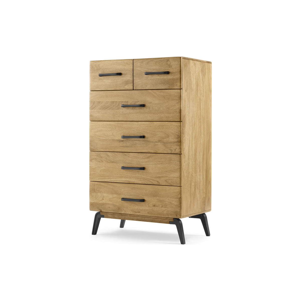 Lucien Tall Chest Of Drawers, Light Mango Wood – image 2