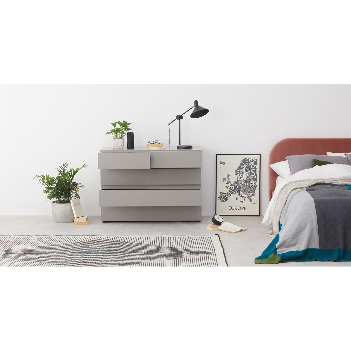 Senisa Chest Of Drawers, Matt Grey – image 7