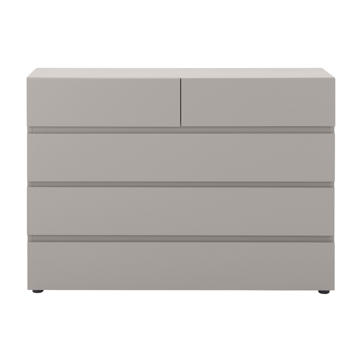Senisa Chest Of Drawers, Matt Grey – image 1