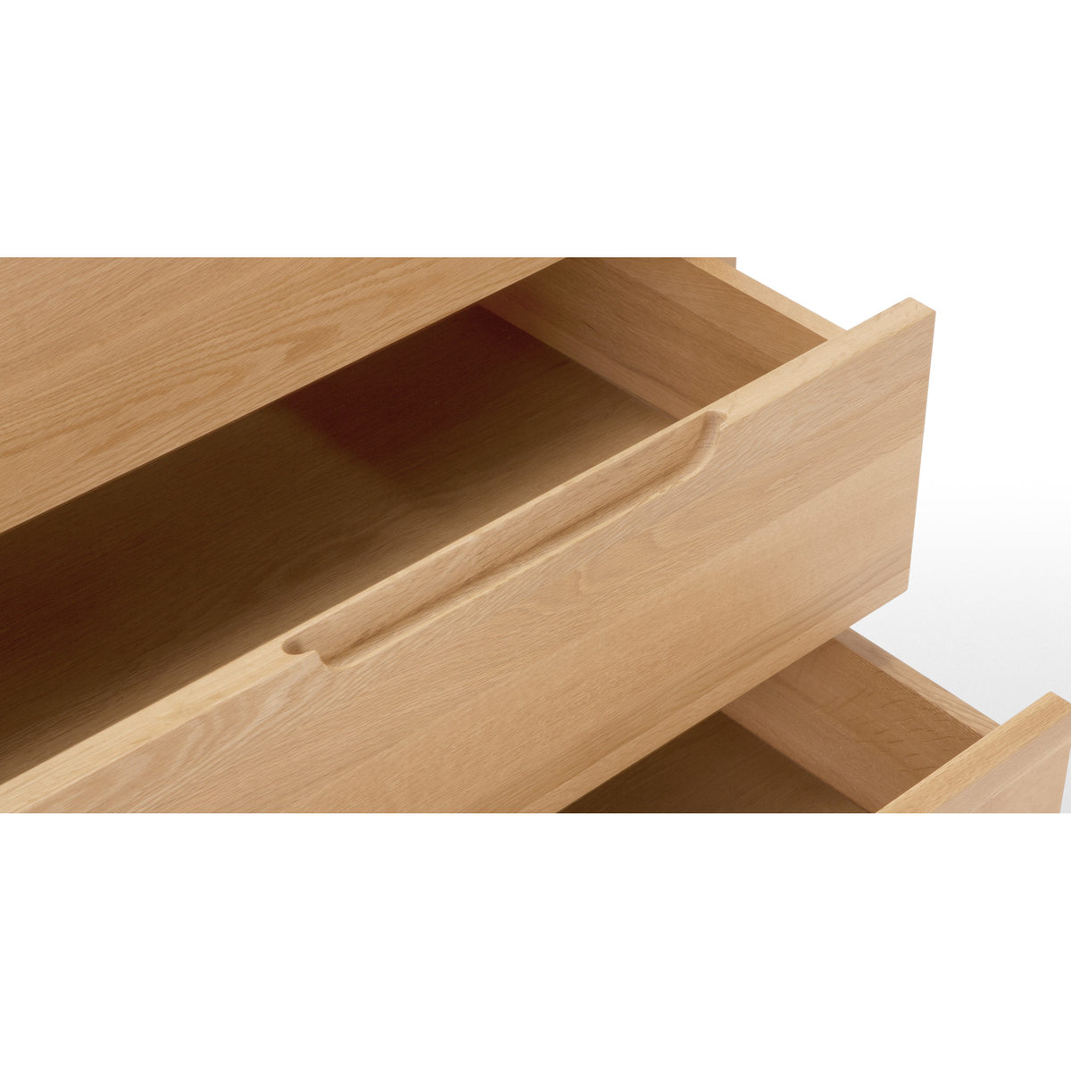 Jenson Wide Chest of Drawers, Oak – image 4