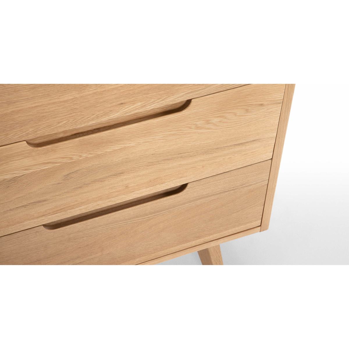 Jenson Wide Chest of Drawers, Oak – image 6