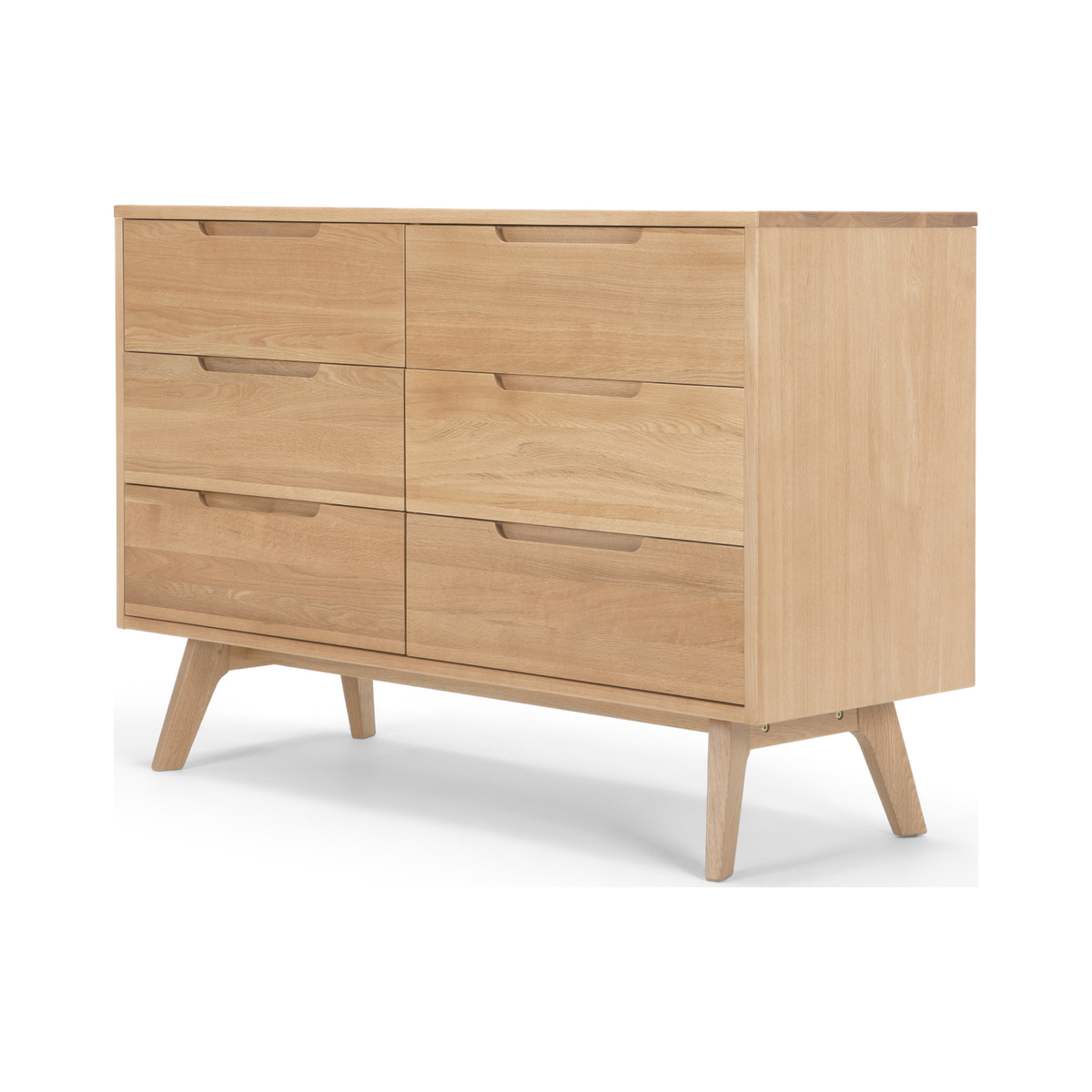 Jenson Wide Chest of Drawers, Oak – image 2