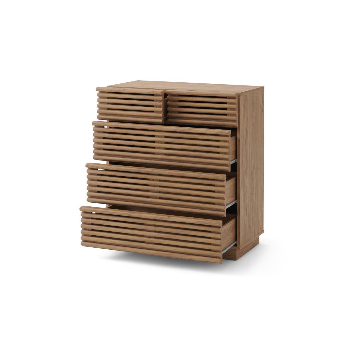 Tulma Tall Chest of Drawers, Oak Effect – image 6