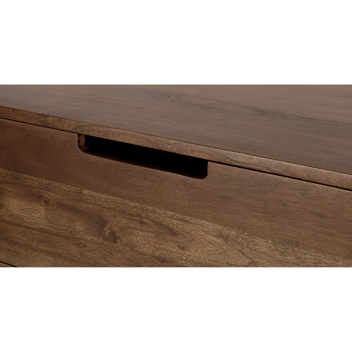 Tayma Chest of Drawers, Acacia Wood & Brass – image 8