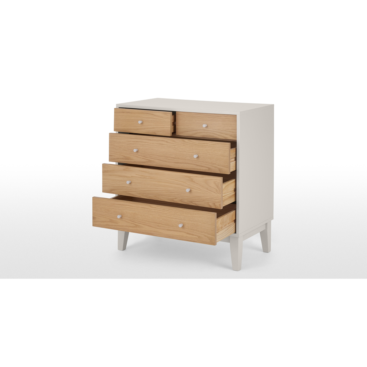 Ralph Chest of Drawers, Oak & Mushroom Grey – image 5