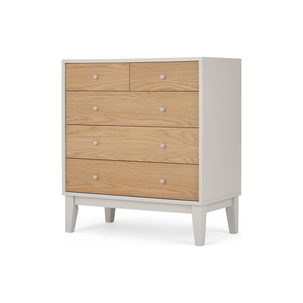 Ralph Chest of Drawers, Oak & Mushroom Grey – image 2
