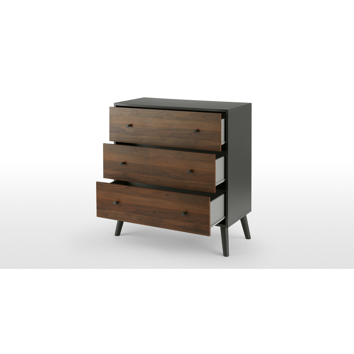 Larsen Chest Of Drawers, Walnut Effect & Grey – image 4