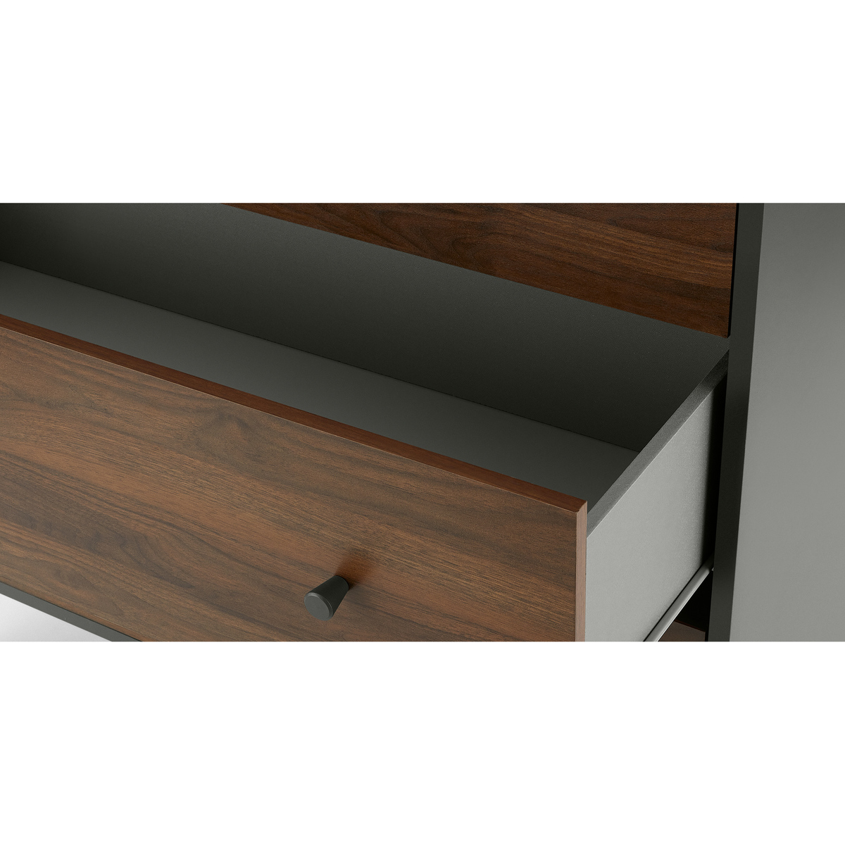 Larsen Chest Of Drawers, Walnut Effect & Grey – image 5