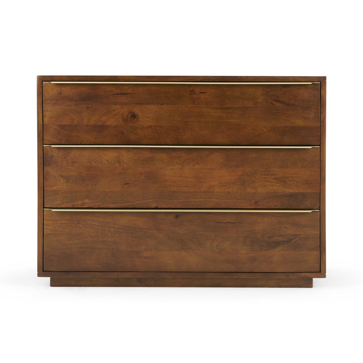 Anderson Chest of Drawers, Mango Wood & Brass – image 2