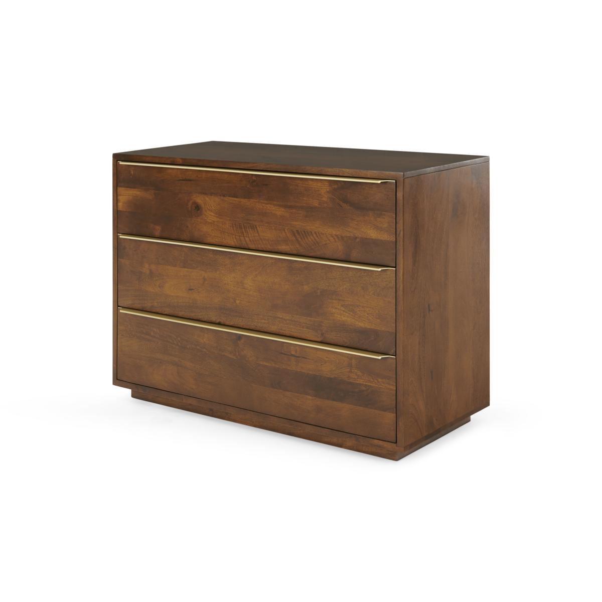 Anderson Chest of Drawers, Mango Wood & Brass – image 3