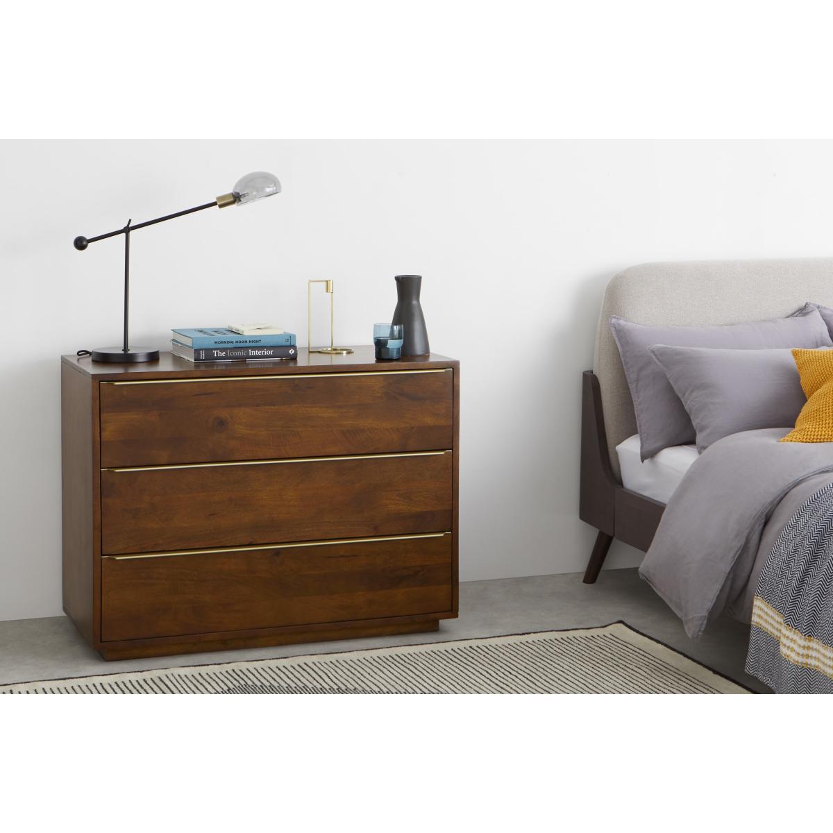 Anderson Chest of Drawers, Mango Wood & Brass – image 4