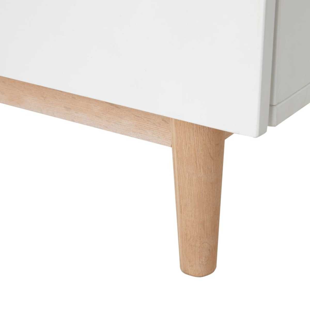 White 6-Drawer Double Chest of Drawers Artic – image 3