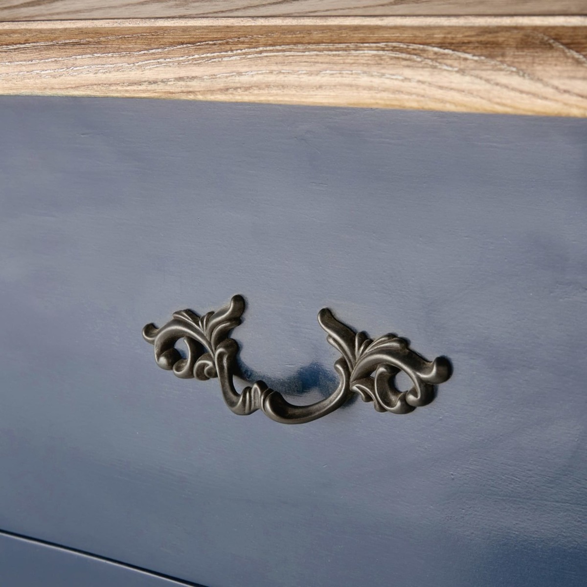 Midnight Blue 2-Drawer Chest Haute couture – image 5