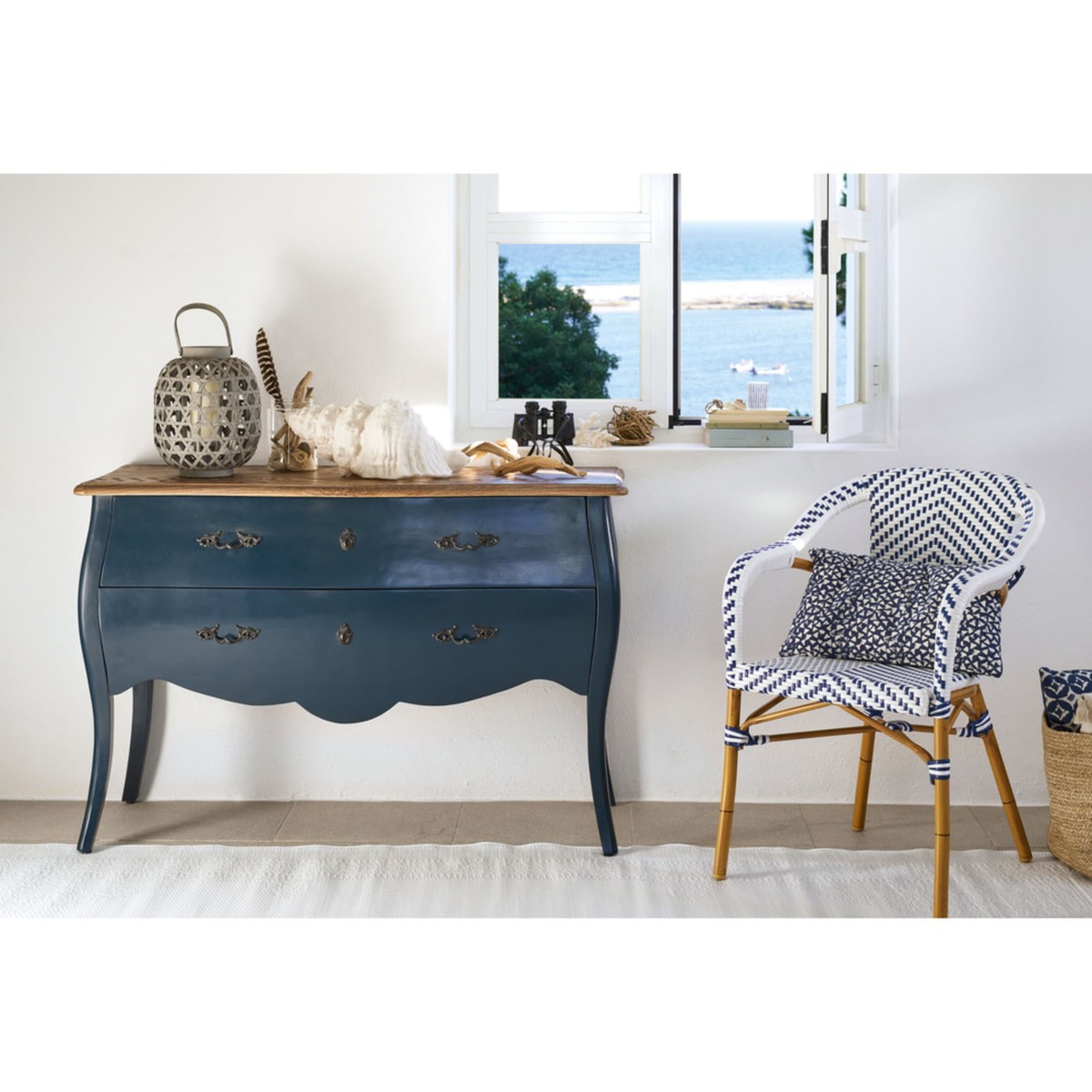 Midnight Blue 2-Drawer Chest Haute couture – image 10