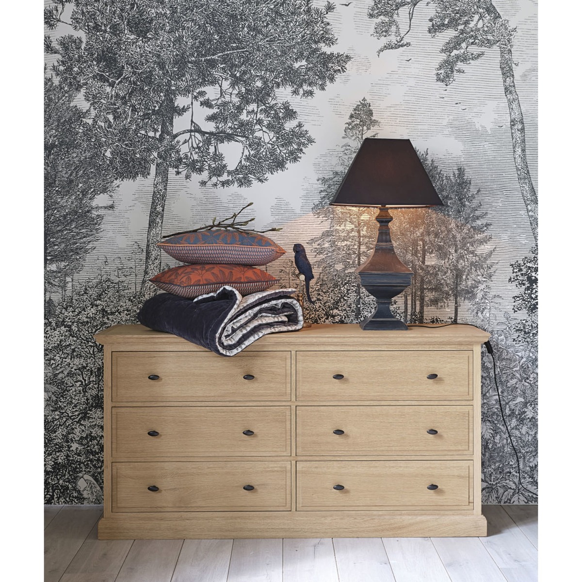 3-drawer double chest of drawers Faubourg – image 4