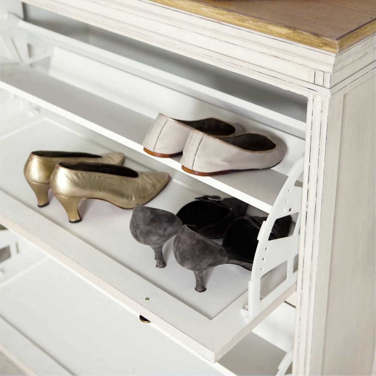 Shoe Cabinet in Cream Léontine – image 4