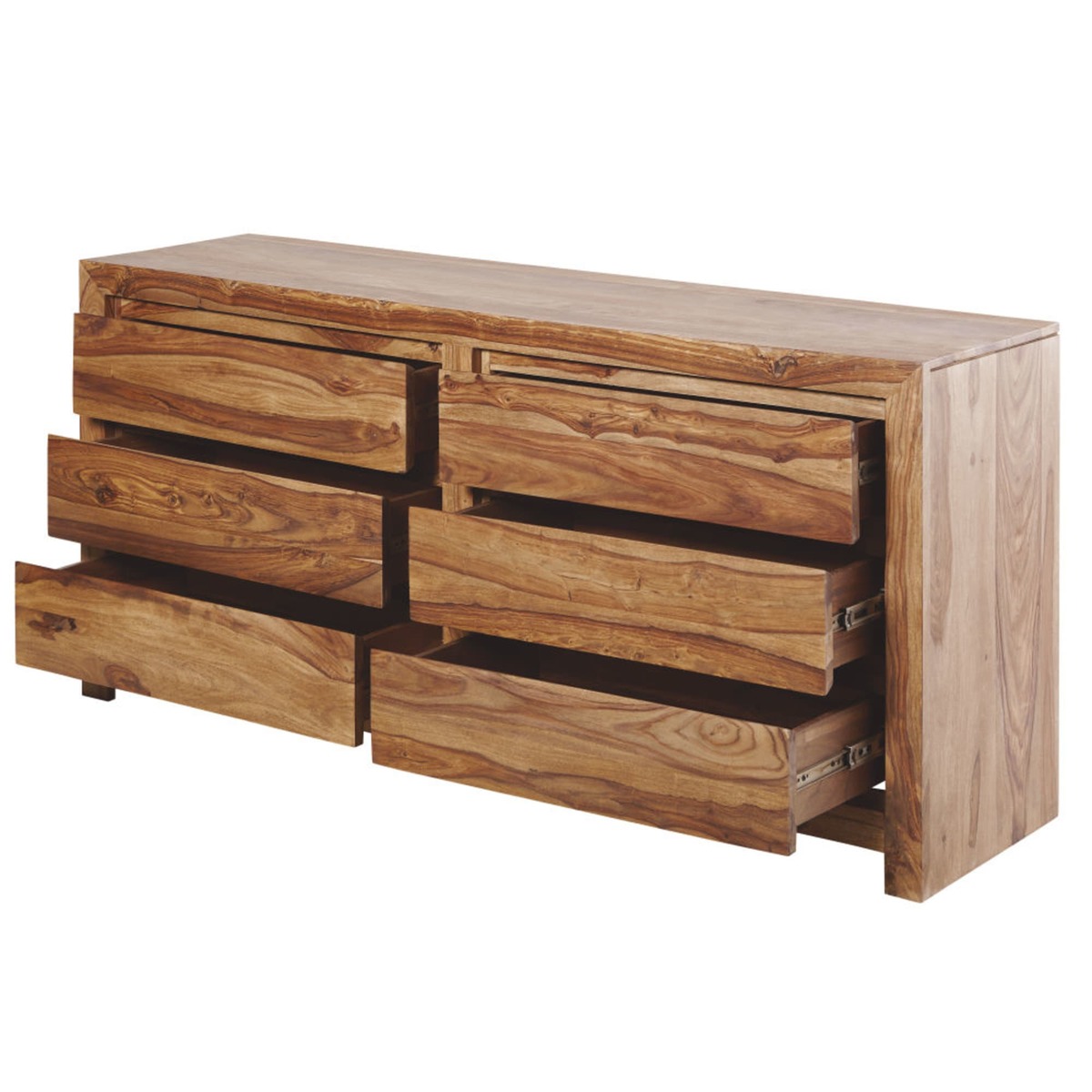 Solid Rosewood 6-Drawer Chest Stockholm – image 3
