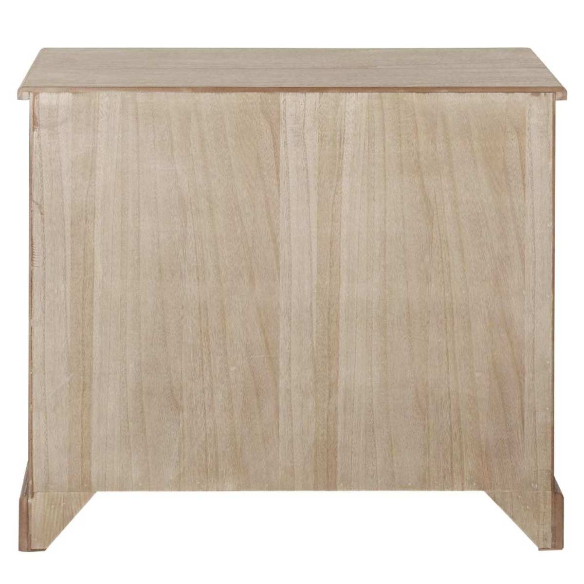 Greyed paulownia wood chest of drawers W 90cm Cavaillon – image 3