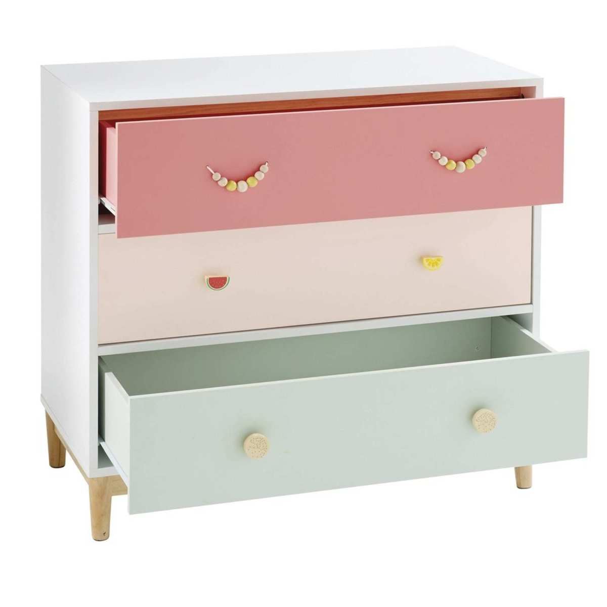 Children's Chest of 3 Drawers Tropicool – image 3