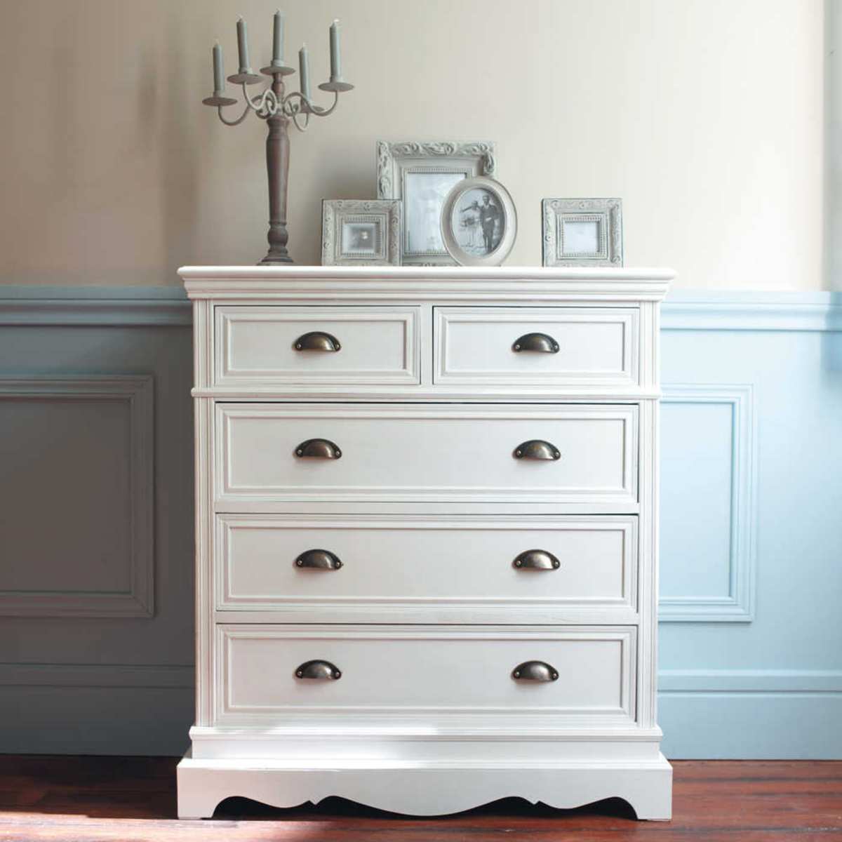 5-Drawer Chest in White Joséphine – image 3