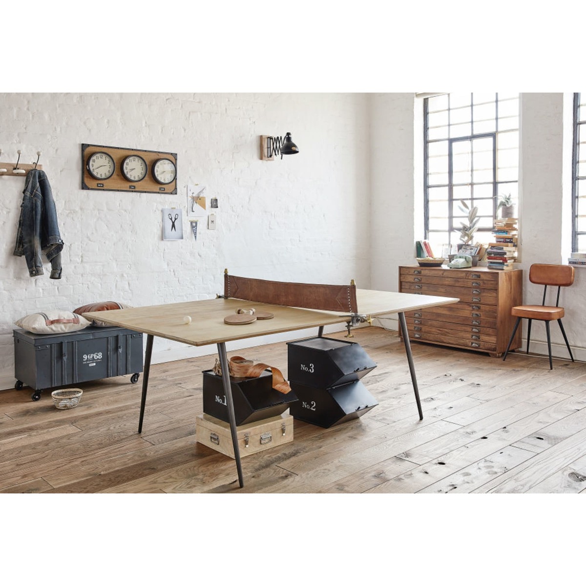 Solid Mango Wood Industrial 4-Drawer Cabinet Hipster – image 5