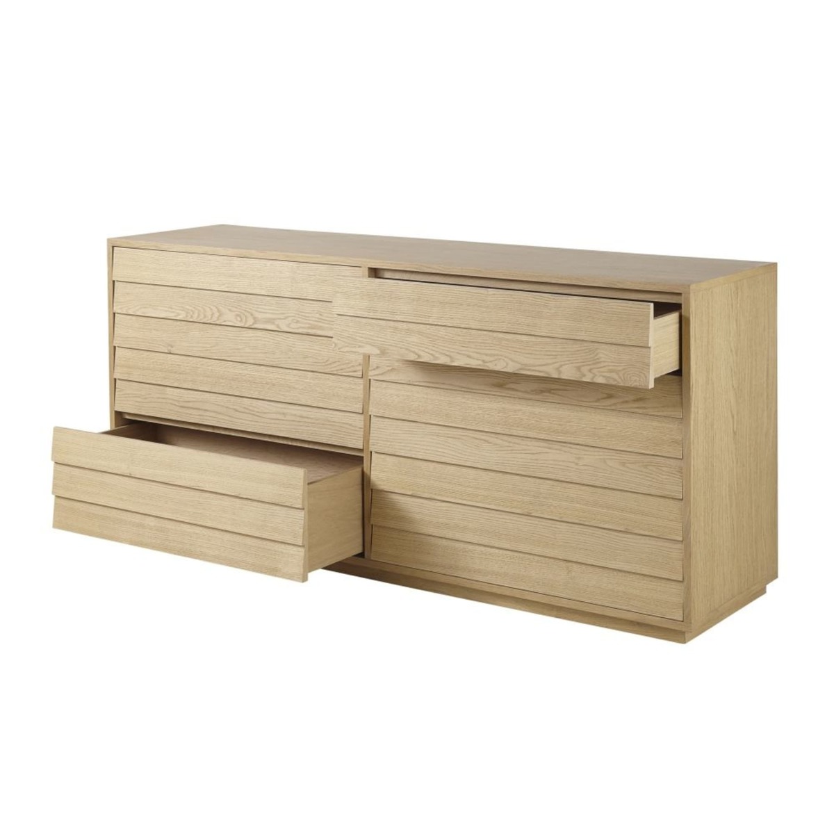 Double 6-Drawer Chest of Drawers Sand – image 3