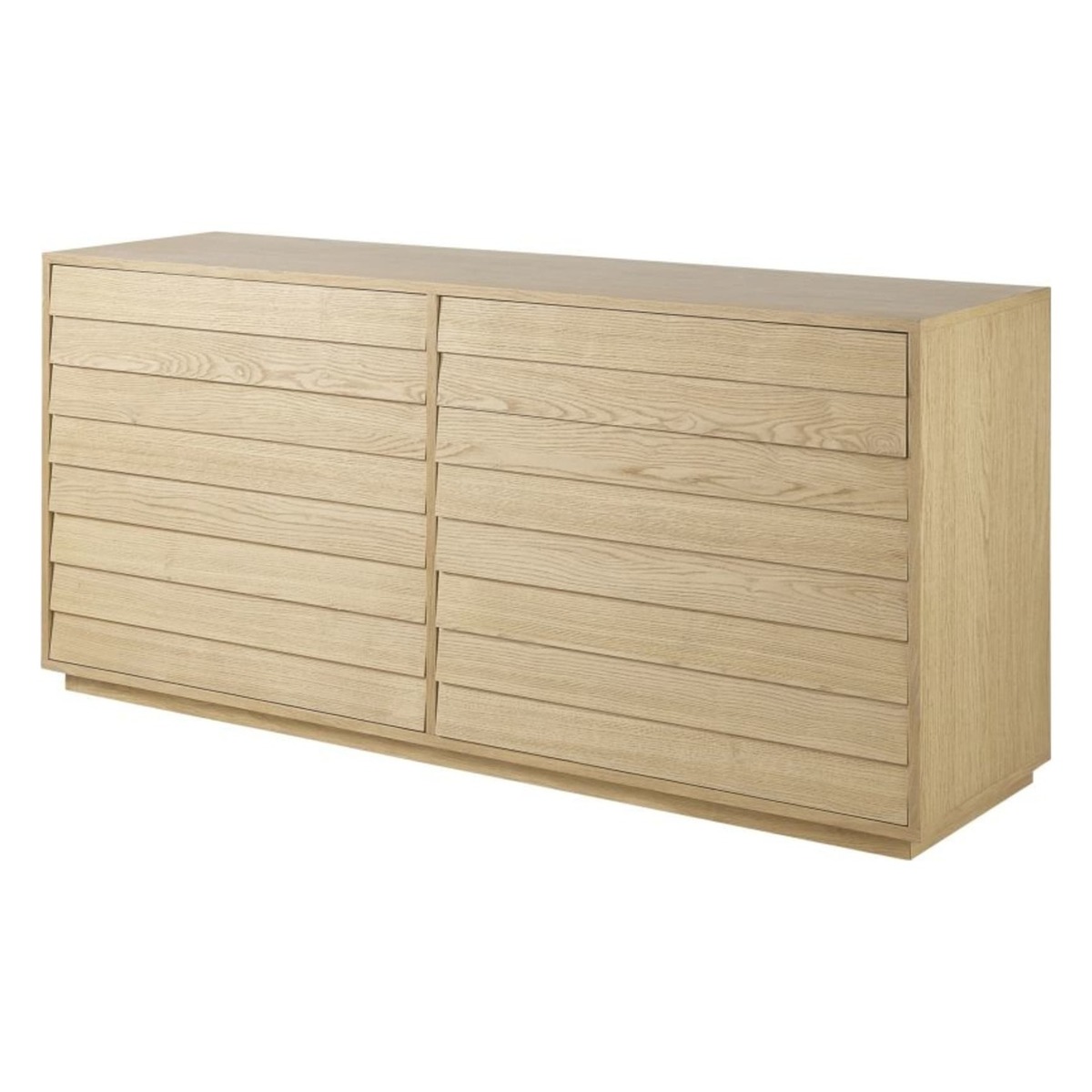 Double 6-Drawer Chest of Drawers Sand – image 2