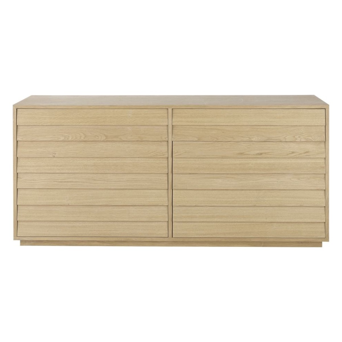 Double 6-Drawer Chest of Drawers Sand – image 1