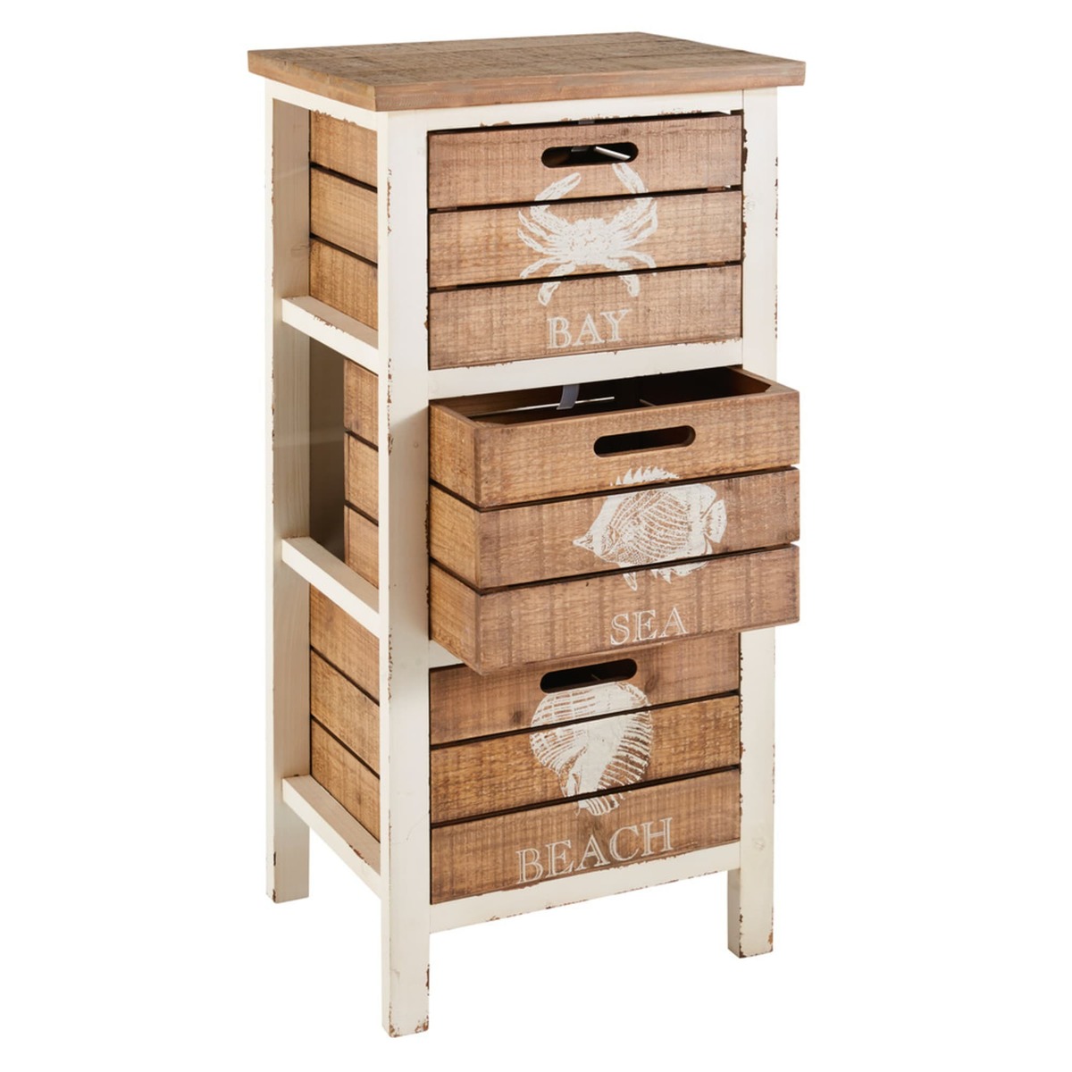 Fir 3-Drawer Storage Cabinet – image 3