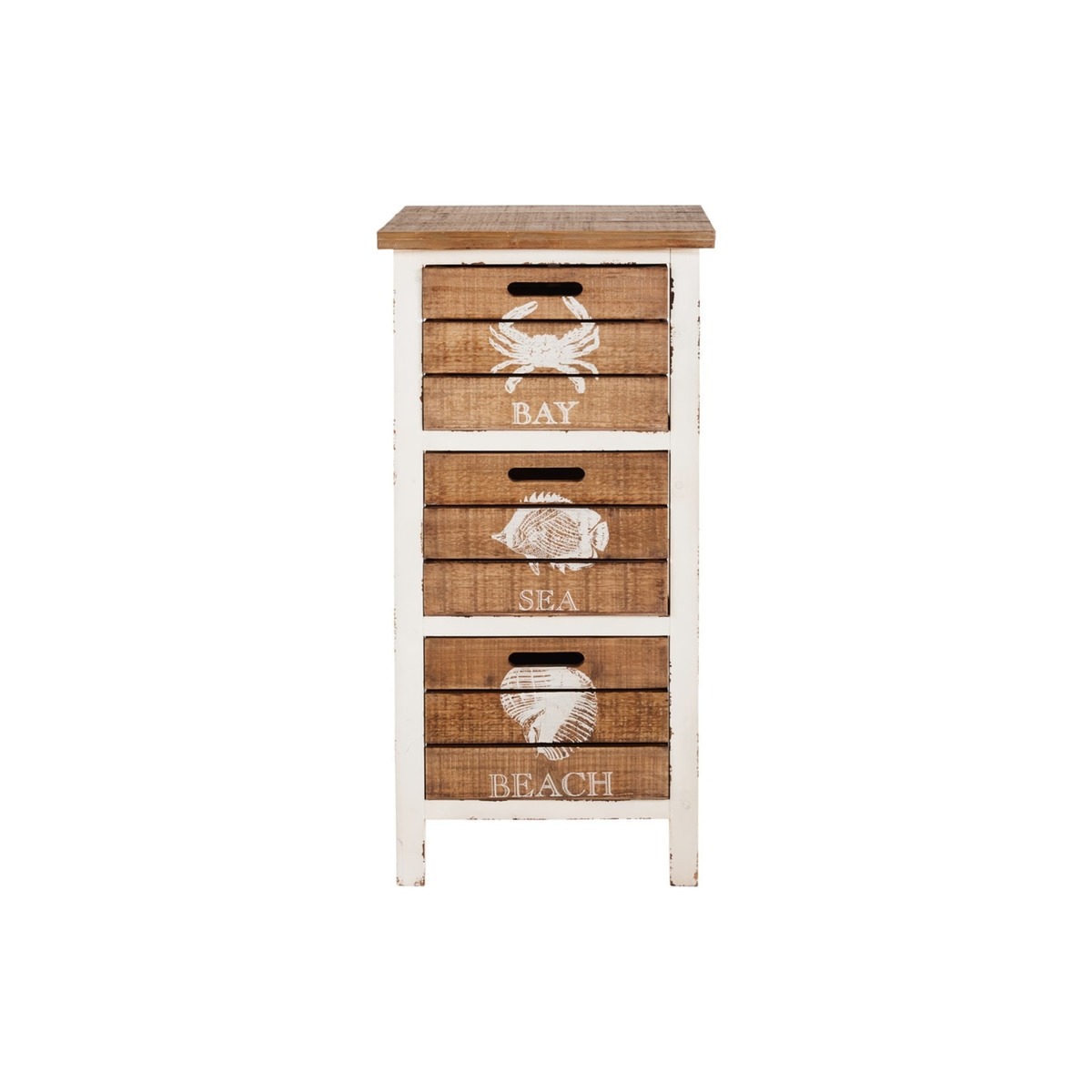 Fir 3-Drawer Storage Cabinet – image 1