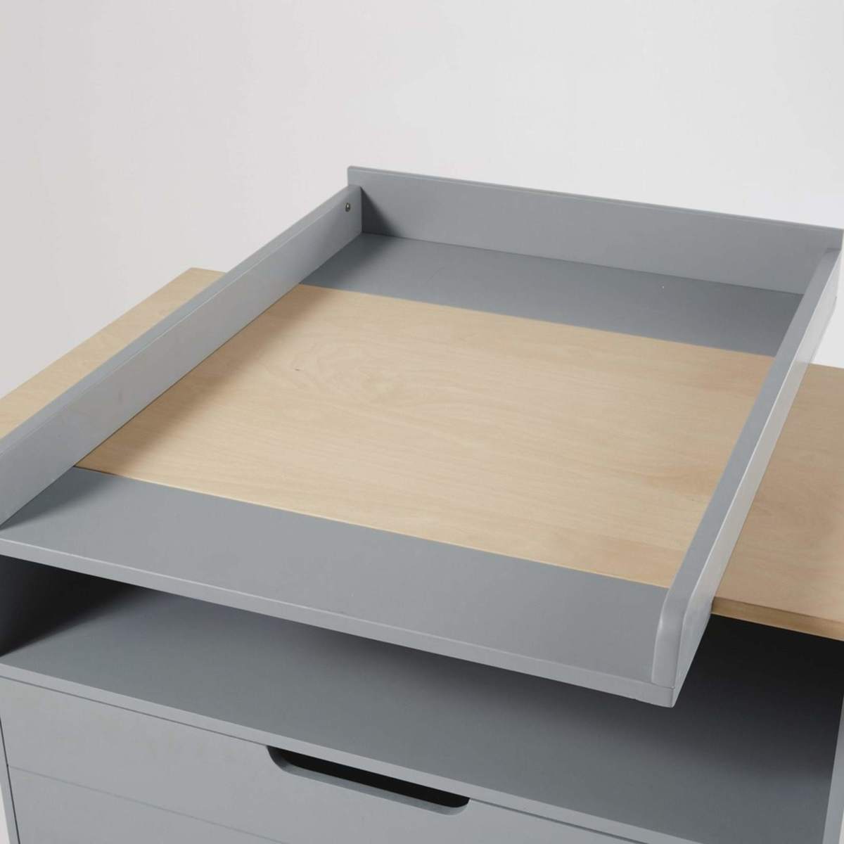 Grey-Blue Chest of 2 Drawers Gaspard – image 9
