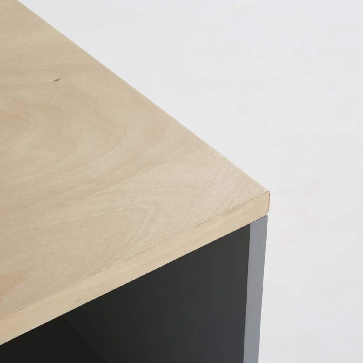 Grey-Blue Chest of 2 Drawers Gaspard – image 11