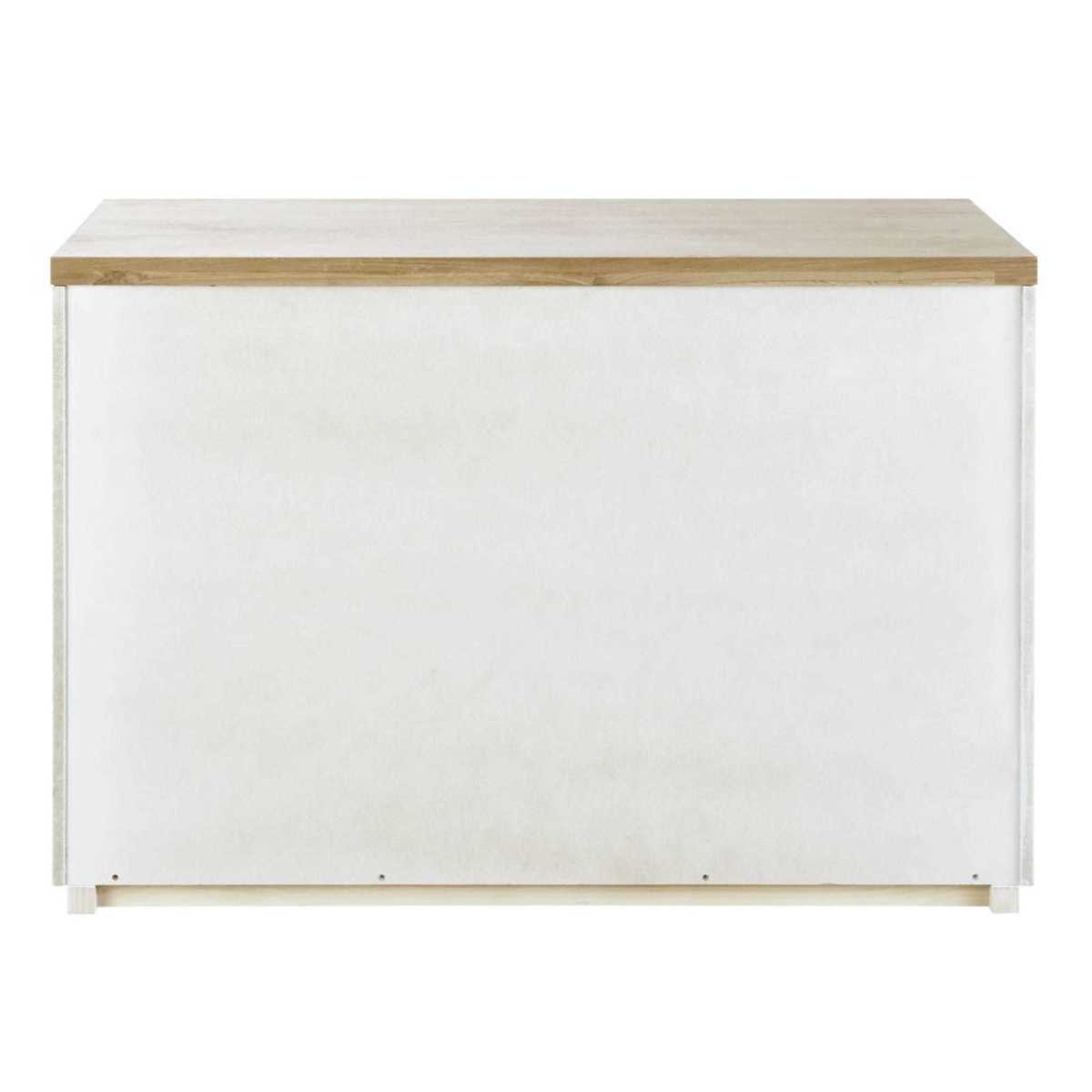 3-drawer white chest of drawers Austral – image 3