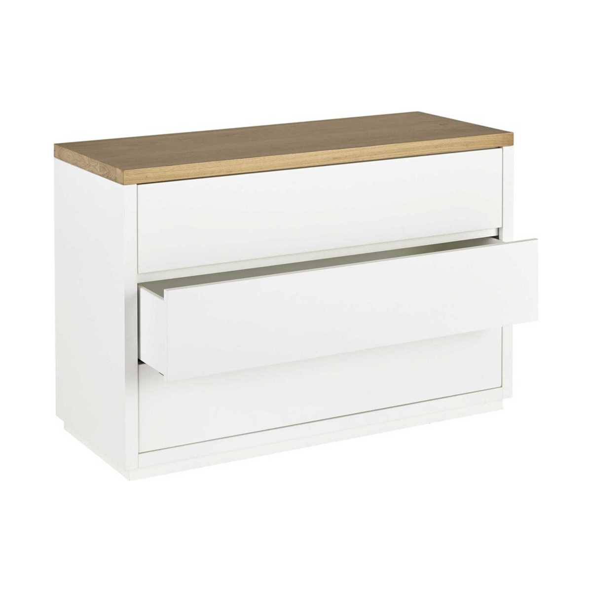 3-drawer white chest of drawers Austral – image 2