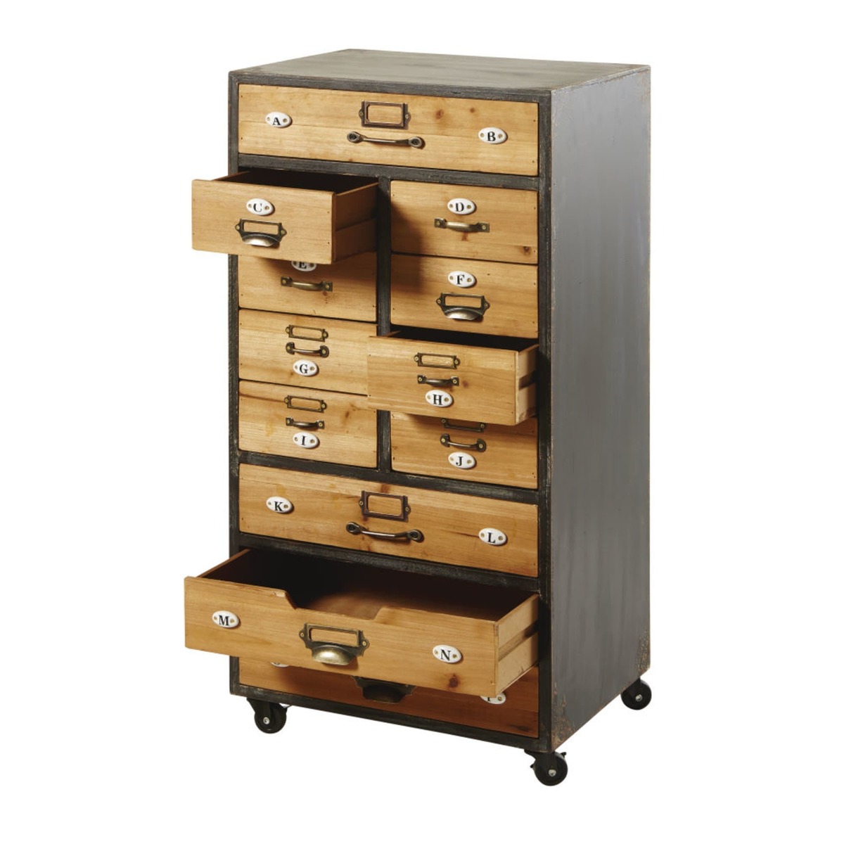 12-Drawer Storage Unit on Castors – image 3