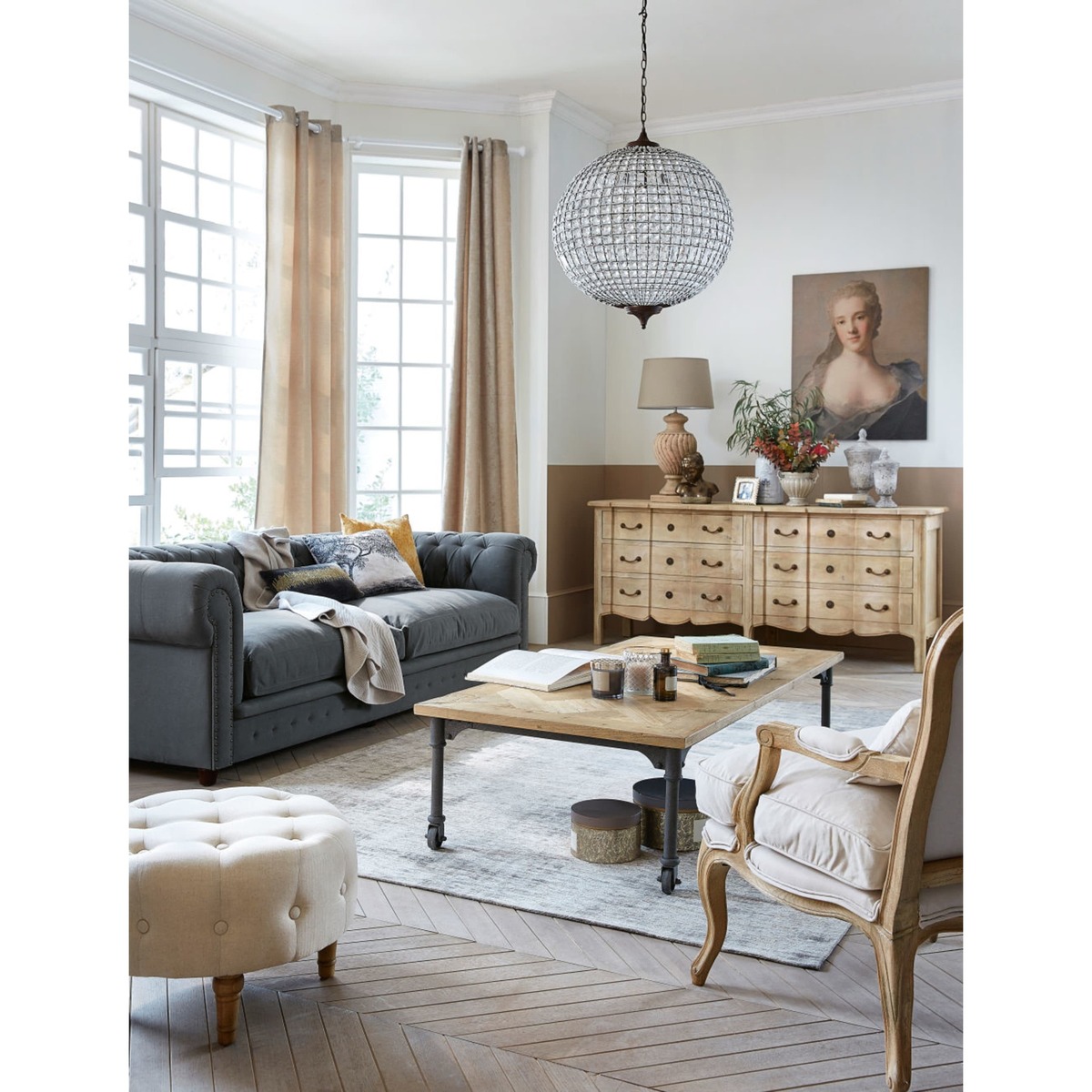 Mango and Acacia chest of drawers Colette – image 4