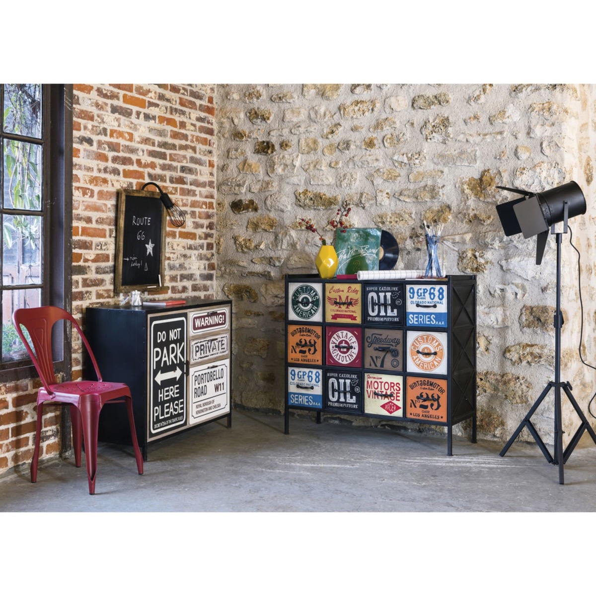 Metal industrial cabinet, multicoloured W 107cm Customs – image 3