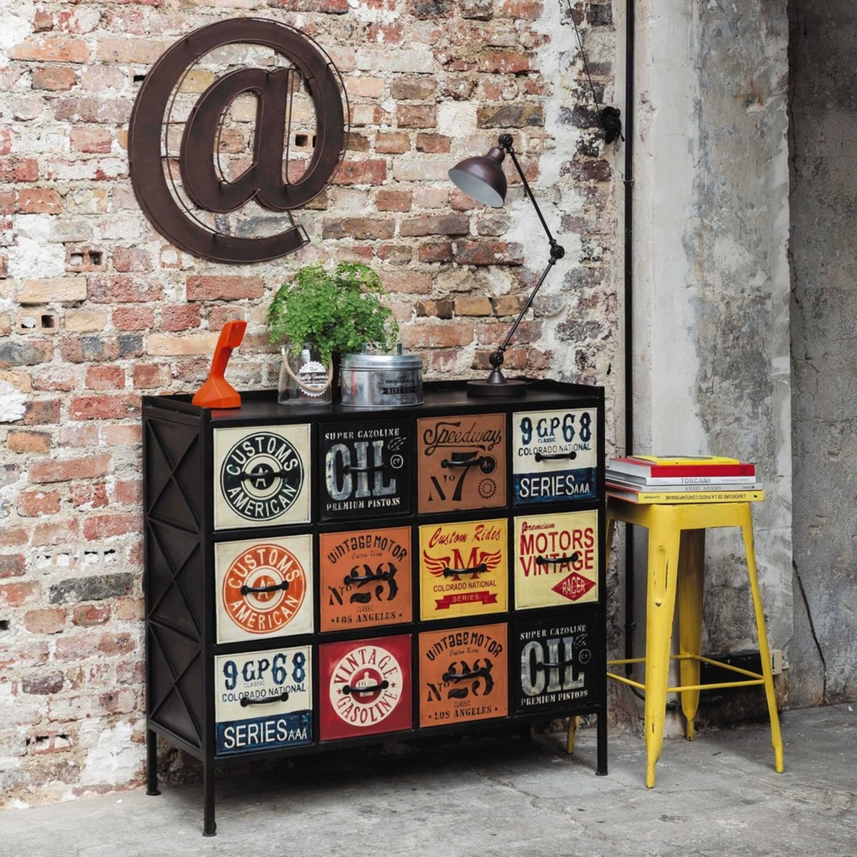 Metal industrial cabinet, multicoloured W 107cm Customs – image 7