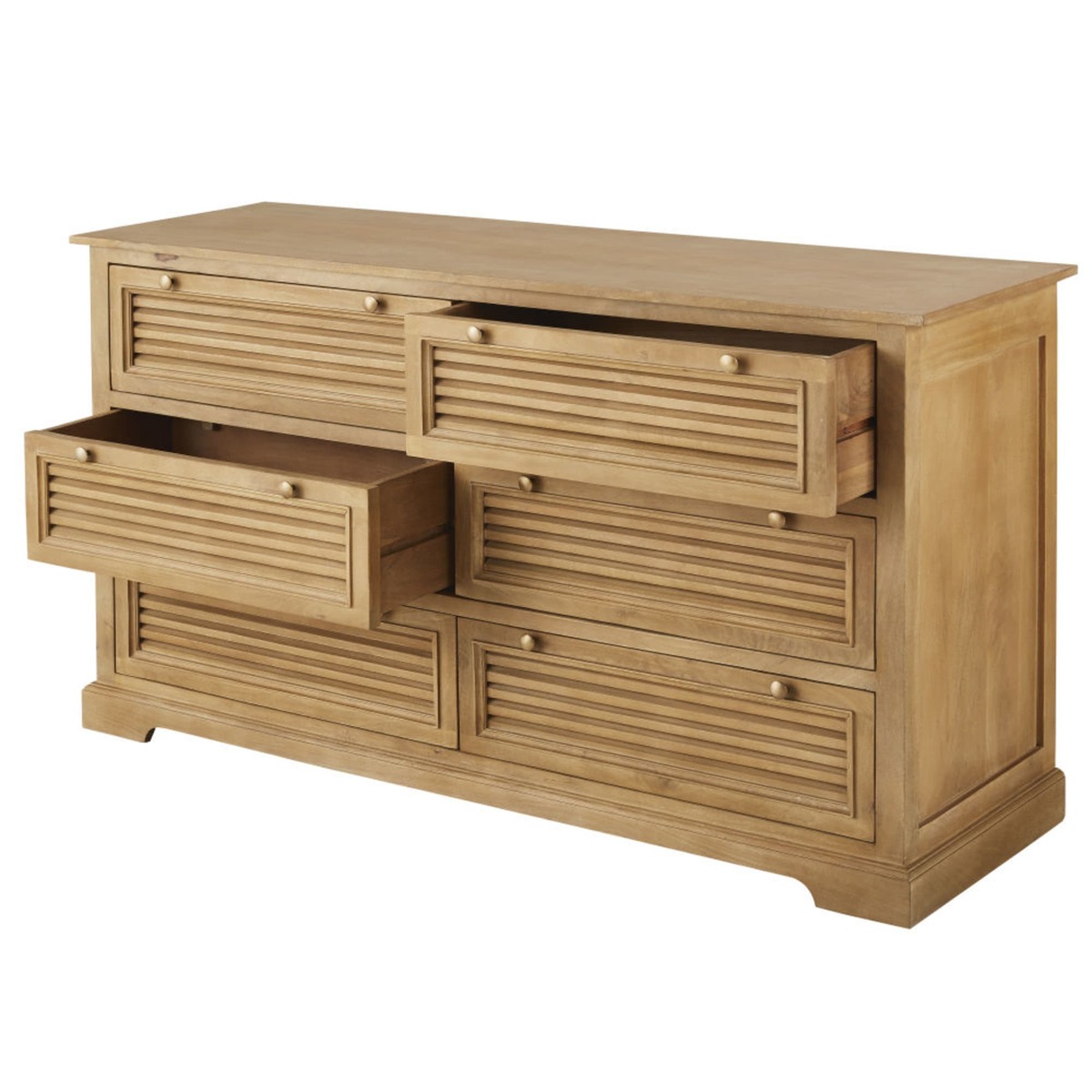 Double 6-Drawer Chest of Drawers Persiennes – image 2