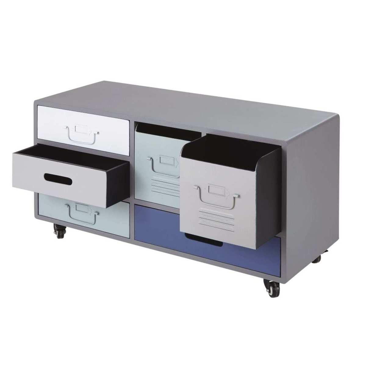 Metal 6-Drawer Storage Cabinet on Castors Galaxy – image 3