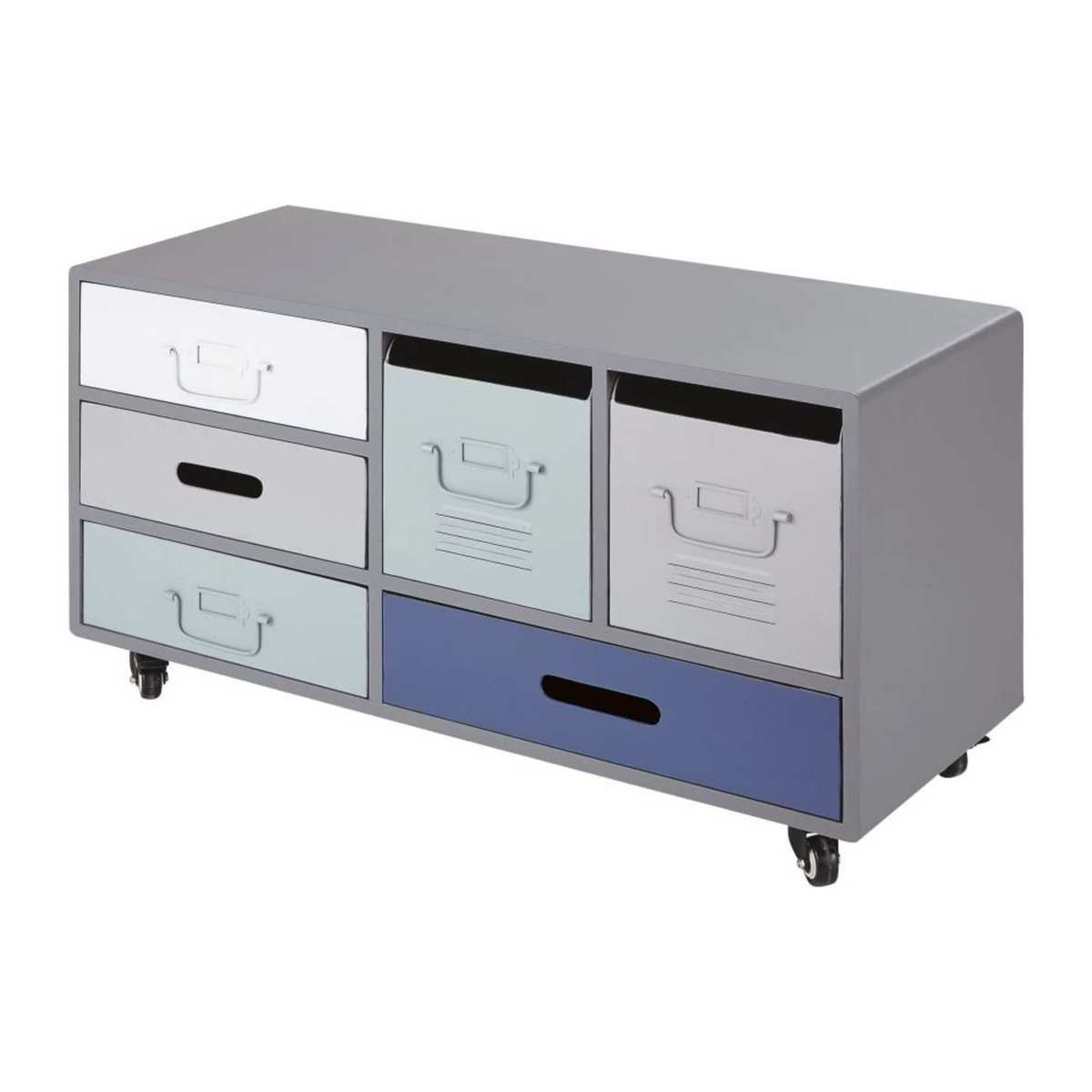 Metal 6-Drawer Storage Cabinet on Castors Galaxy – image 2