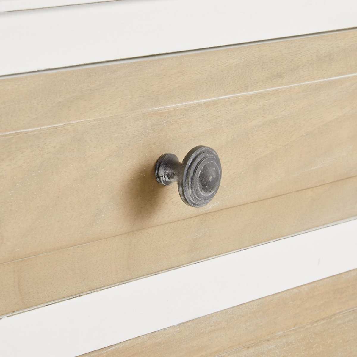 White Solid Mango Wood 5-Drawer Chest Cezembre – image 5